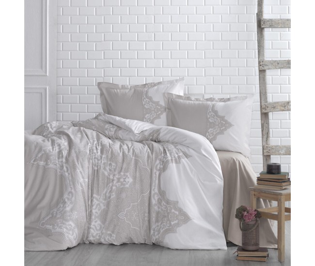 Lenjerie de pat ranforce clasy king size (mikanos v2)